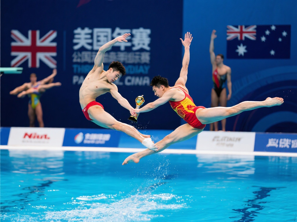 胡宇康郑九源勇夺跳水世界杯双人3米板冠军